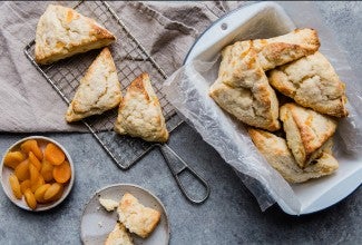 Apricot Cream Cheese Scones