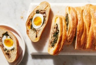 Stuffed Breakfast Braid