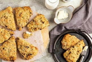 Cherry-Zucchini Scones