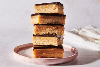 Chocolate Caramel Shortbread Bars