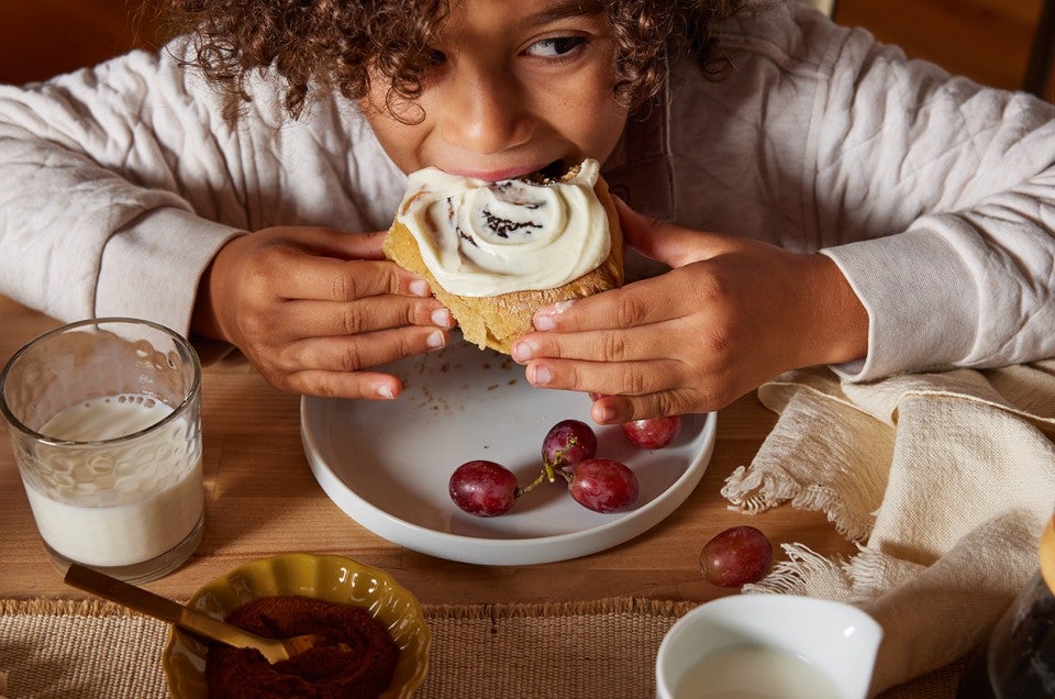 Gingerbread Cinnamon Rolls with Cream Cheese Frosting   - select to zoom