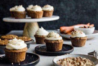 King Arthur's Carrot Cake Cupcakes