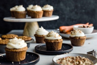 King Arthur's Carrot Cake Cupcakes