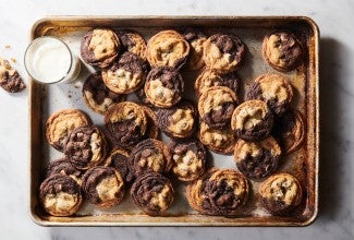 Marbled Chocolate Chip Cookies