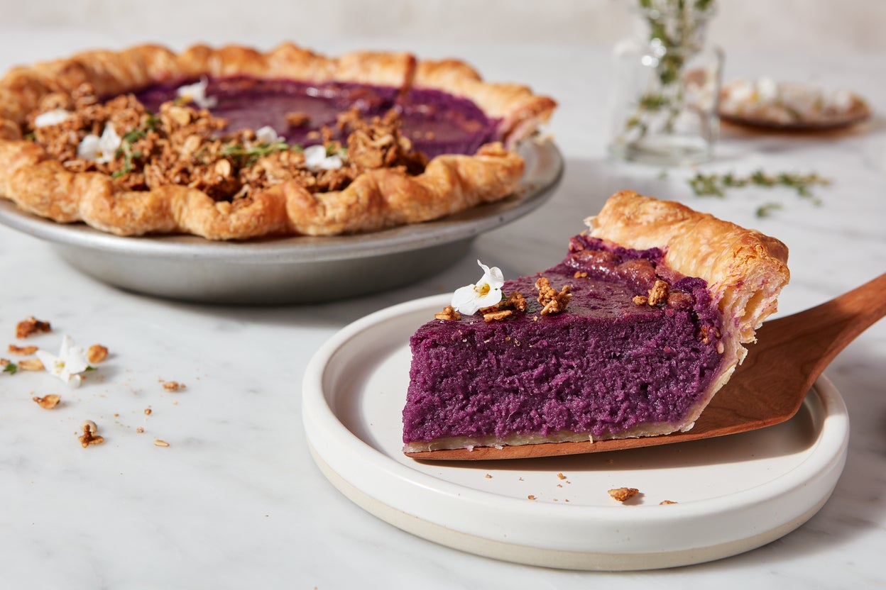 Purple Sweet Potato Pie