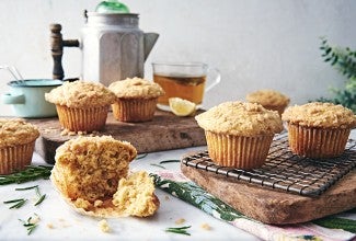 Rosemary Lemon Brown Butter Muffins