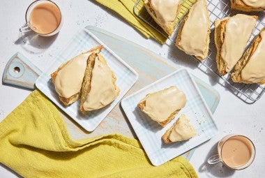 Maple Pecan Sourdough Scones